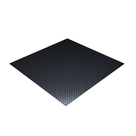 Plaque en Fibre de Carbone 1000mm x 500mm x 1,5mm