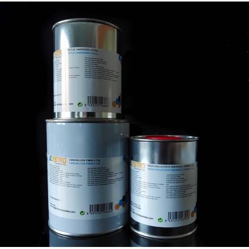 30102 – Carbon-Look Finish, transparenter Hochglanz-Klarlack, für Spritzpistole