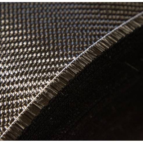 245 g/m2 Tissu de carbone Sergé 2x2 CWEAVE 245T 3K HS/P18 avec fixation époxy, largeur 110 cm (SPOT)