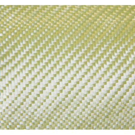 Tessuto in aramide (Kevlar) sarga 2x2 173 g/m2 (SPOT), larghezza 130 cm