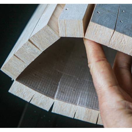 Madeira de balsa Balsasud Core SG para infusão, espessura 25,40 mm