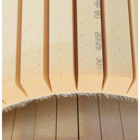 Espuma de PVC Divinycell H80 PFC ODC 35 mm / perforado y cortes en una dirección