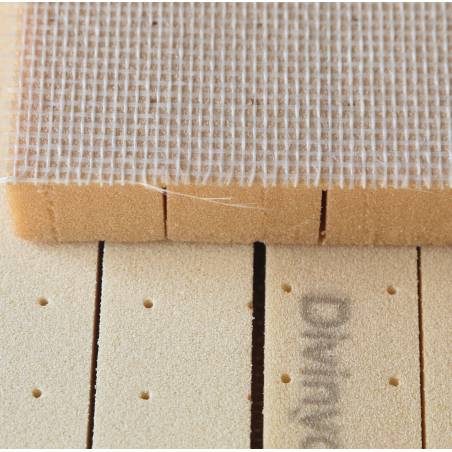 Espuma de PVC Divinycell H80 PFC ODC  20 mm / perforado y cortes en una dirección