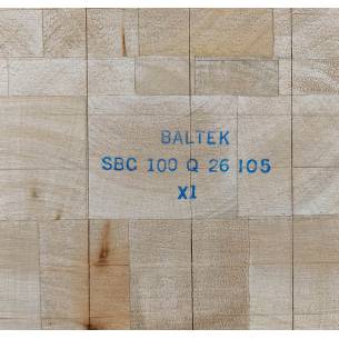 Grid-scored Balsa wood...