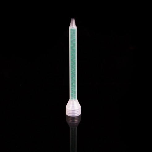 Static mixer cannula