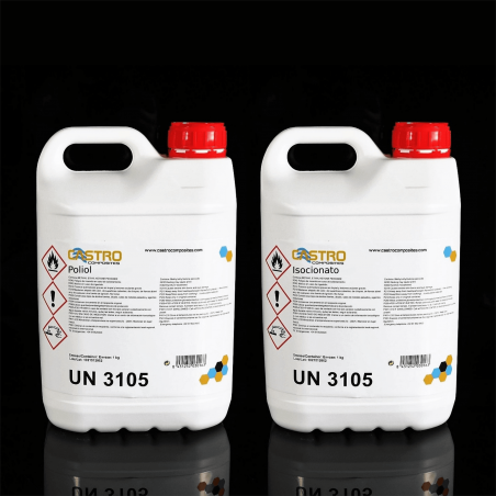 Mousse de polyuréthane de coulée de basse densité (35 kg/m3)