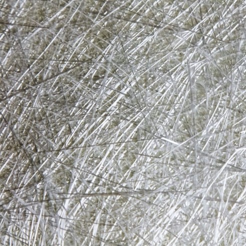 Mat à fils coupés en fibre de verre E, et 100 g/m2