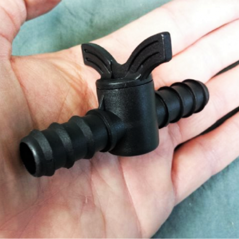 Válvula de passagem de resina de 16 mm