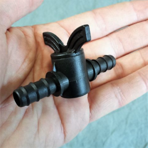 Válvula de passagem de resina de 16 mm