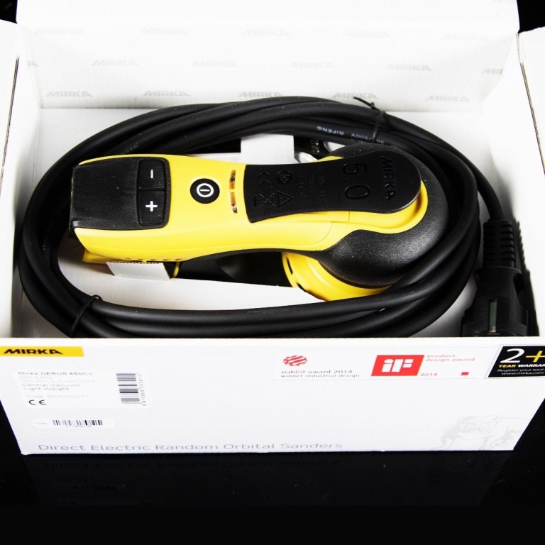 Ponceuse orbitale MIRKA RÉEL 650CV 150mm ORBITE 5,0 (électrique)