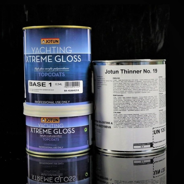 XTREME GLOSS, com Revestimento de poliuretano acrílico de dois componentes