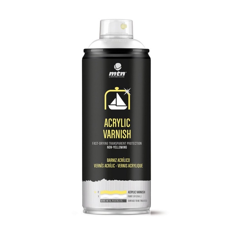 Spray de Verniz Acrílico Monocomponente com Resistência UV