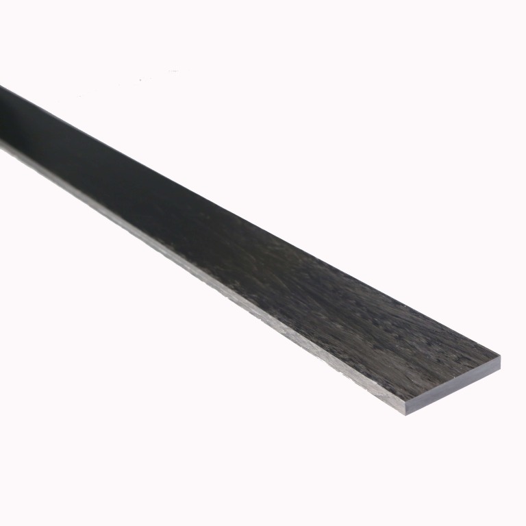 Piastra in fibra di carbonio 50 x 6,5 mm (lunghezza 1000 mm)