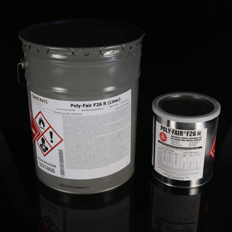 Poly-Fair® F26 Stucco poliestere per modelli di barche e riparazioni