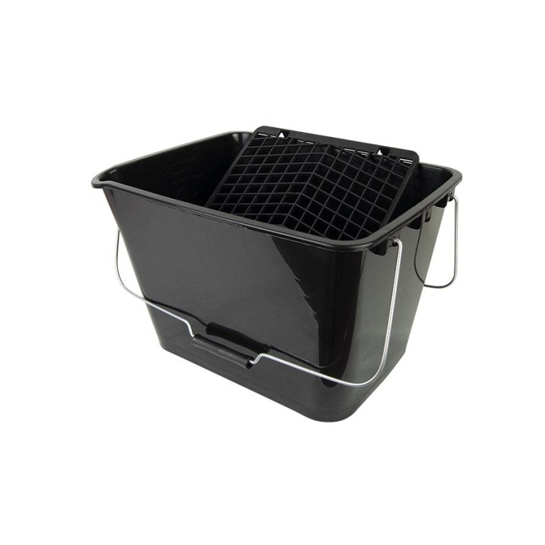 Balde de plástico Pro 16L + grade de plástico