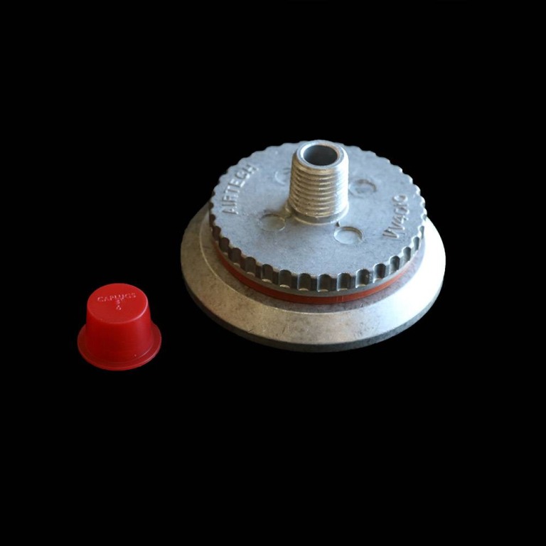 401C Válvula de Aluminio/Silicona para conexión rápida de vacío