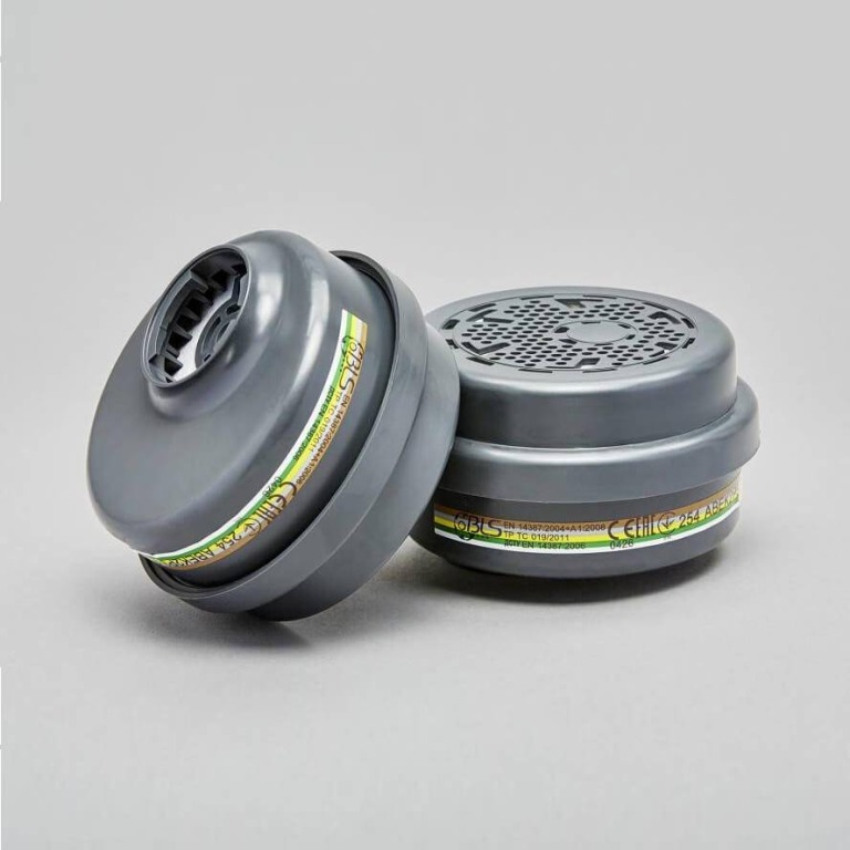BLS 254 Filters ABEK2P3 R, for full masks BLS5000 and half mask BLS4000next S