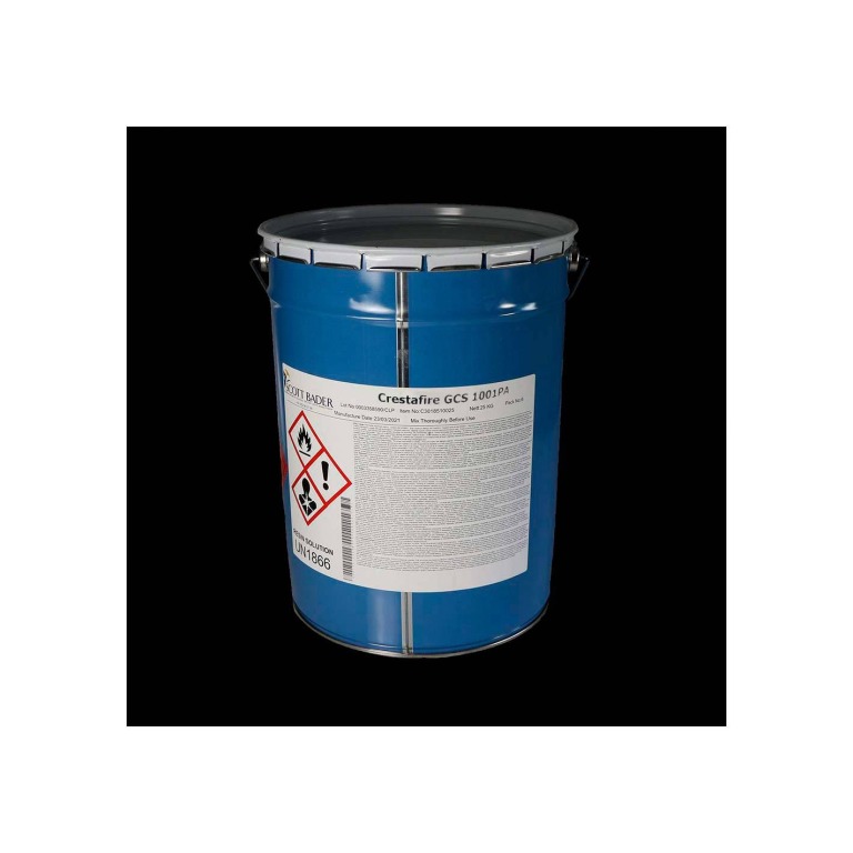 Crestafire® GCS 1001E PA Gelcoat ignifugo intumescente, applicazione a spruzzo