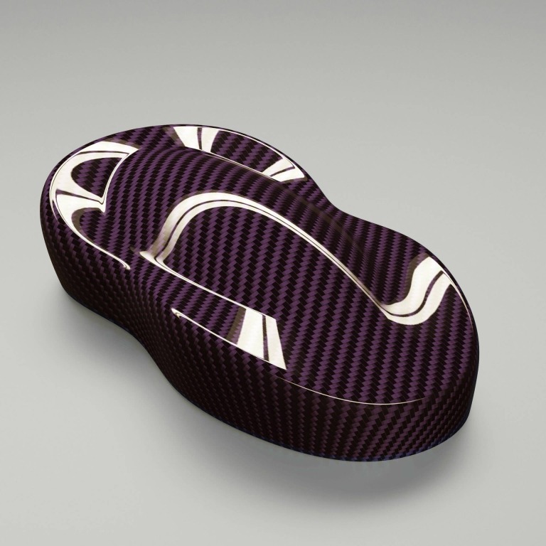 Tejido de Carbono Coloreado Sarga 2x2 Hypetex Margaux 260 g/m2, 3K, ancho 125 cm