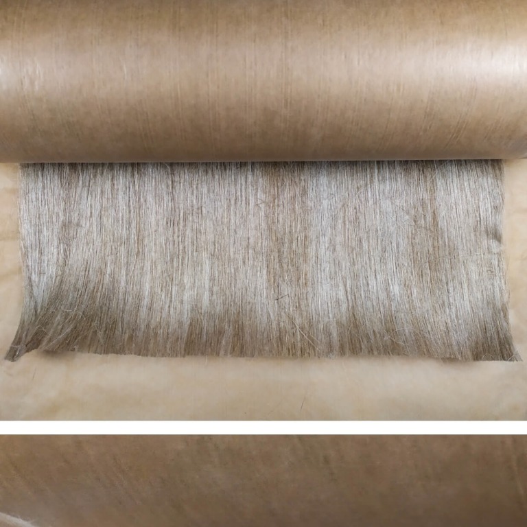 Véu de Linho Unidirecional Flaxtape 110 g/m2, largura 400 mm