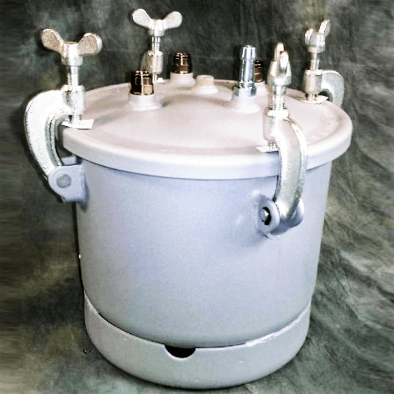 Seau d'évacuation de la résine de 8 litres