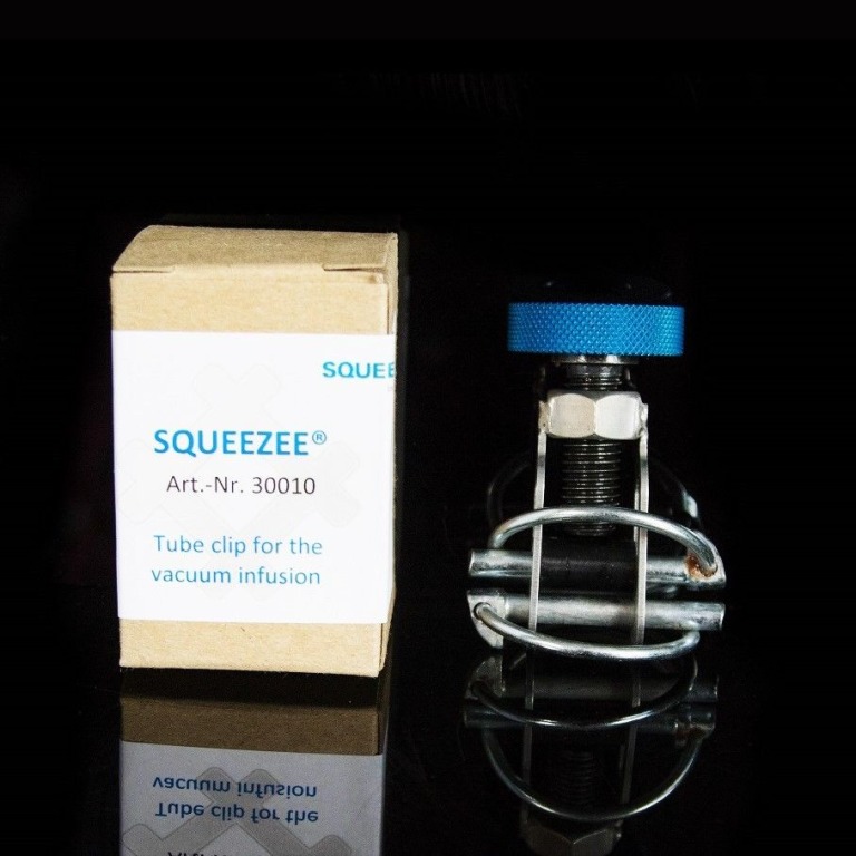 Klammer zum verschließen von rohren - infusion Squeezee